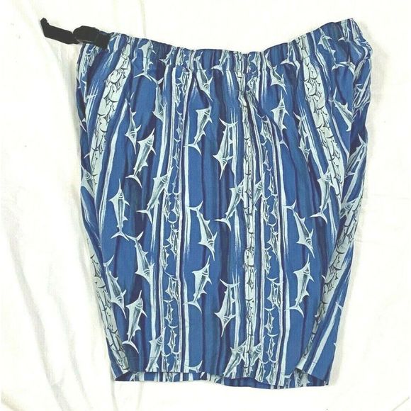 Columbia Sportswear Swim Trunks Fish Print Shorts - Picture 4 of 6